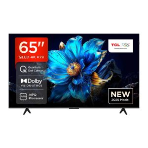 TCL 65" Inches QLED Google Smart TV - Black + 1 Year Warranty 65P7K
